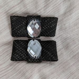 Lindsay Phillips Black Snaps EUC